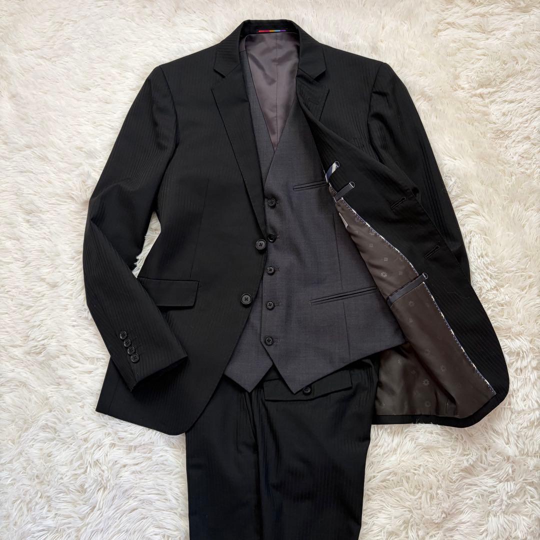 オリヒカ 3ピース スーツ セットアップ リバーシブルベスト Y5 春秋冬向け