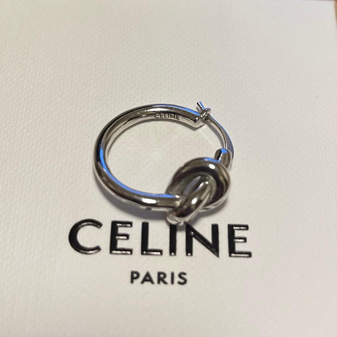 CELINE ノットスモールフープピアス　　　　　 (片耳用) 箱・説明書付き