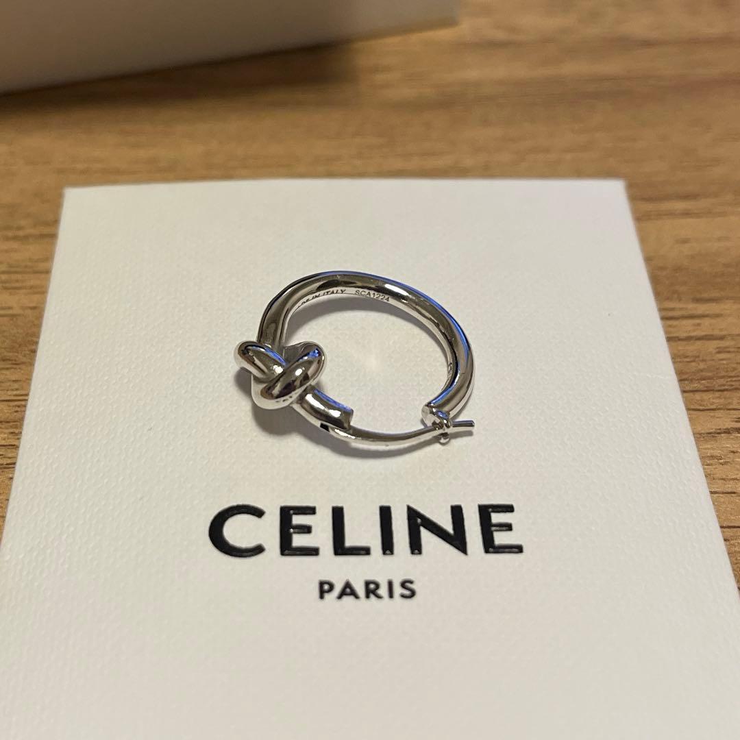 CELINE ノットスモールフープピアス　　　　　 (片耳用) 箱・説明書付き