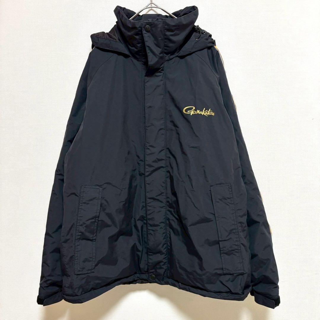 Gamakatsu ウィンドブレーカー ブラック 黒 L ジャージ 上下セット