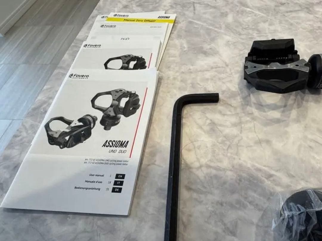 ファヴェロfaveroアシオマASSIOMA DUOパワーメーター接続確認済み