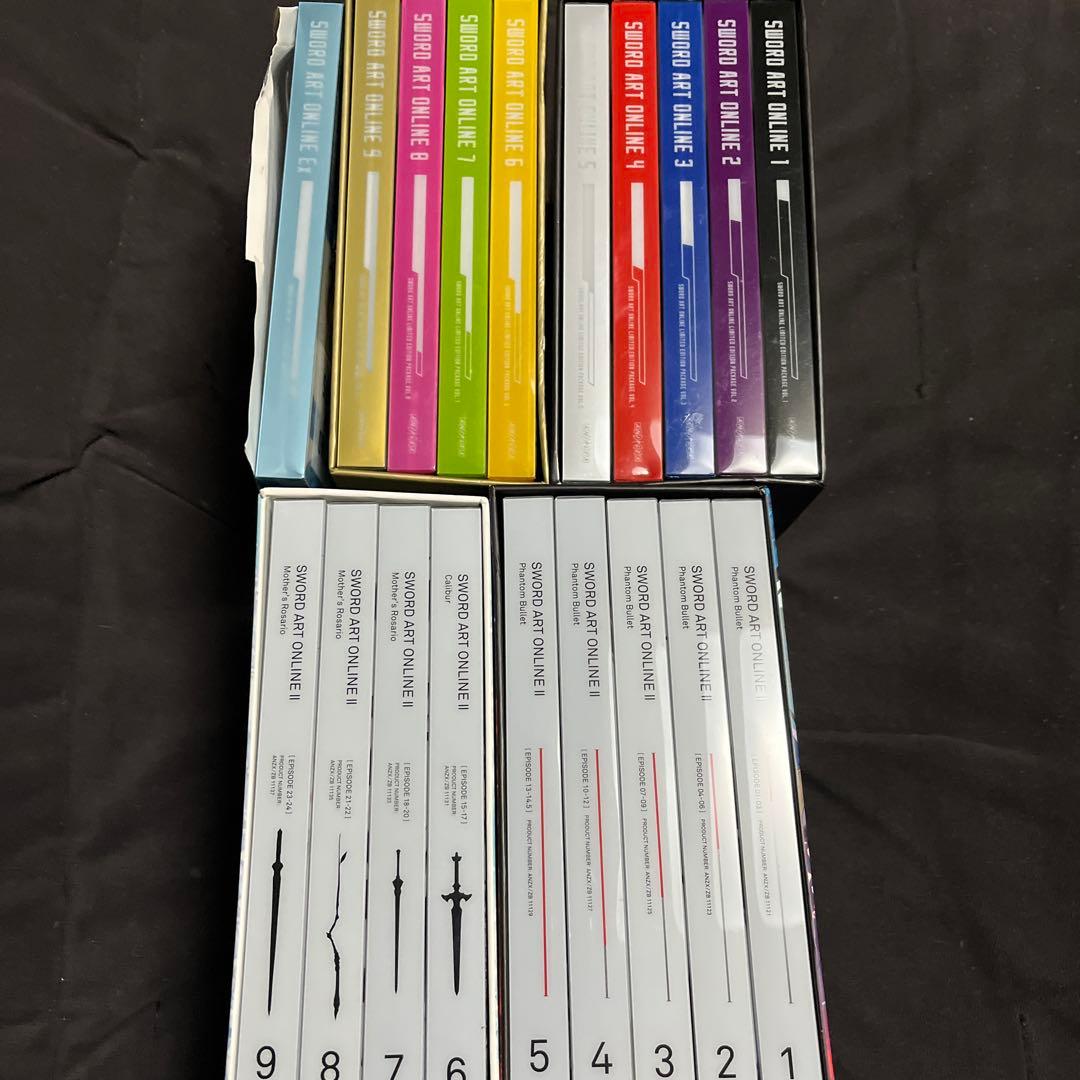 SAO ソードアートオンライン　DVD BOX 1期＋2期＋ex edition