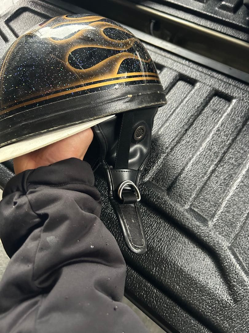 ファイヤーパターンコルク半キャップ