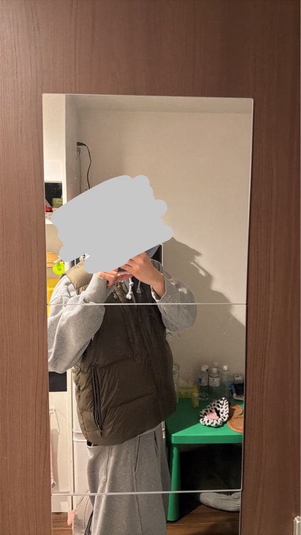 PYRENEX ダウンベスト オリーブグリーン jp L