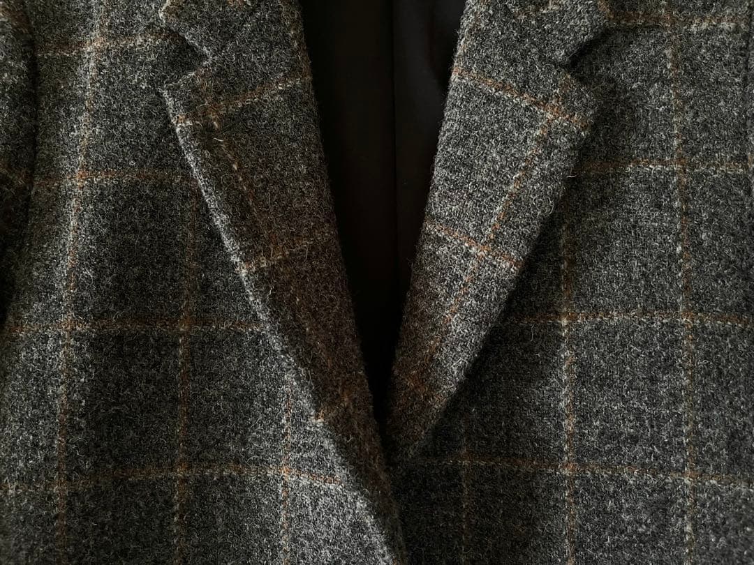 新品 マーガレットハウエル×ハリスツイード ウィンドウペンチェックジャケット