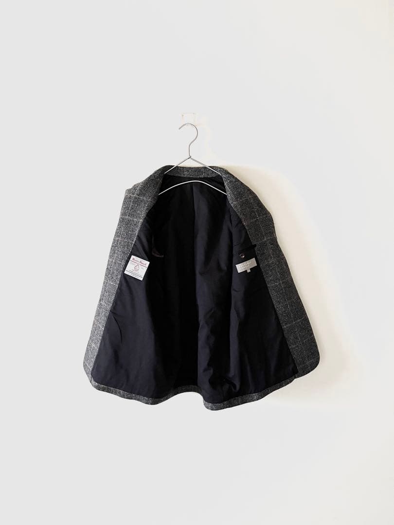 新品 マーガレットハウエル×ハリスツイード ウィンドウペンチェックジャケット