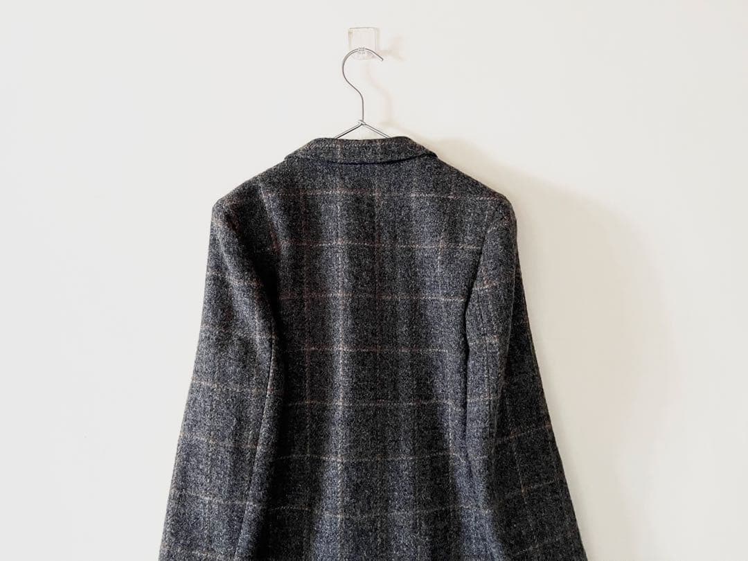 新品 マーガレットハウエル×ハリスツイード ウィンドウペンチェックジャケット