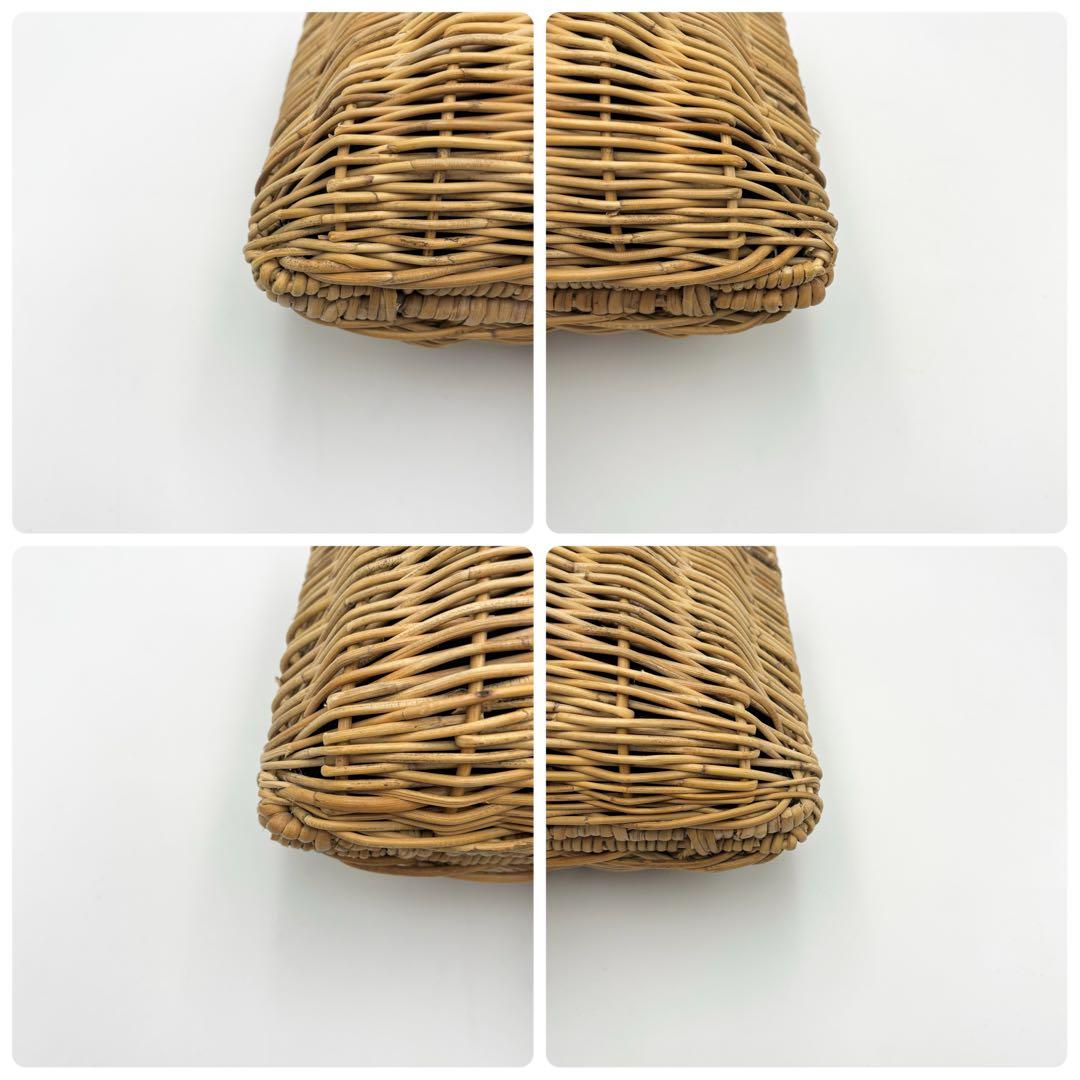 極美品 odds オッズ　かごバッグ　カゴ　シェル　ハンドバッグ　アラログ