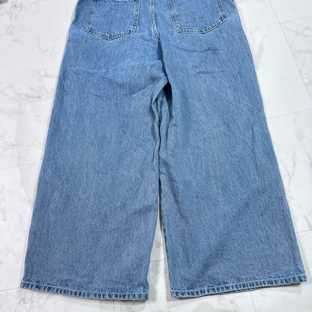 美品 DouDou デニムフロントジップ サロペット 完売品