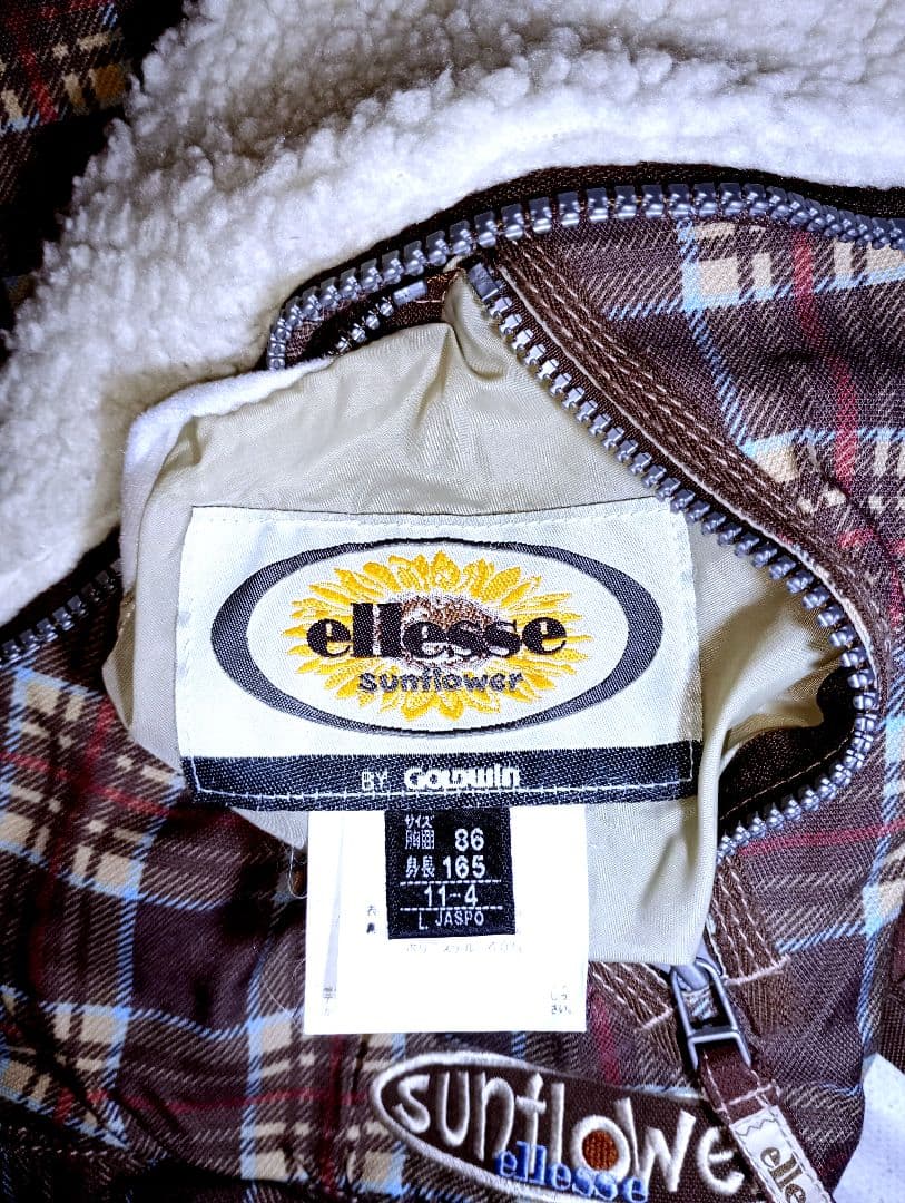 美品 エレッセ スキーウェア サンフラワー