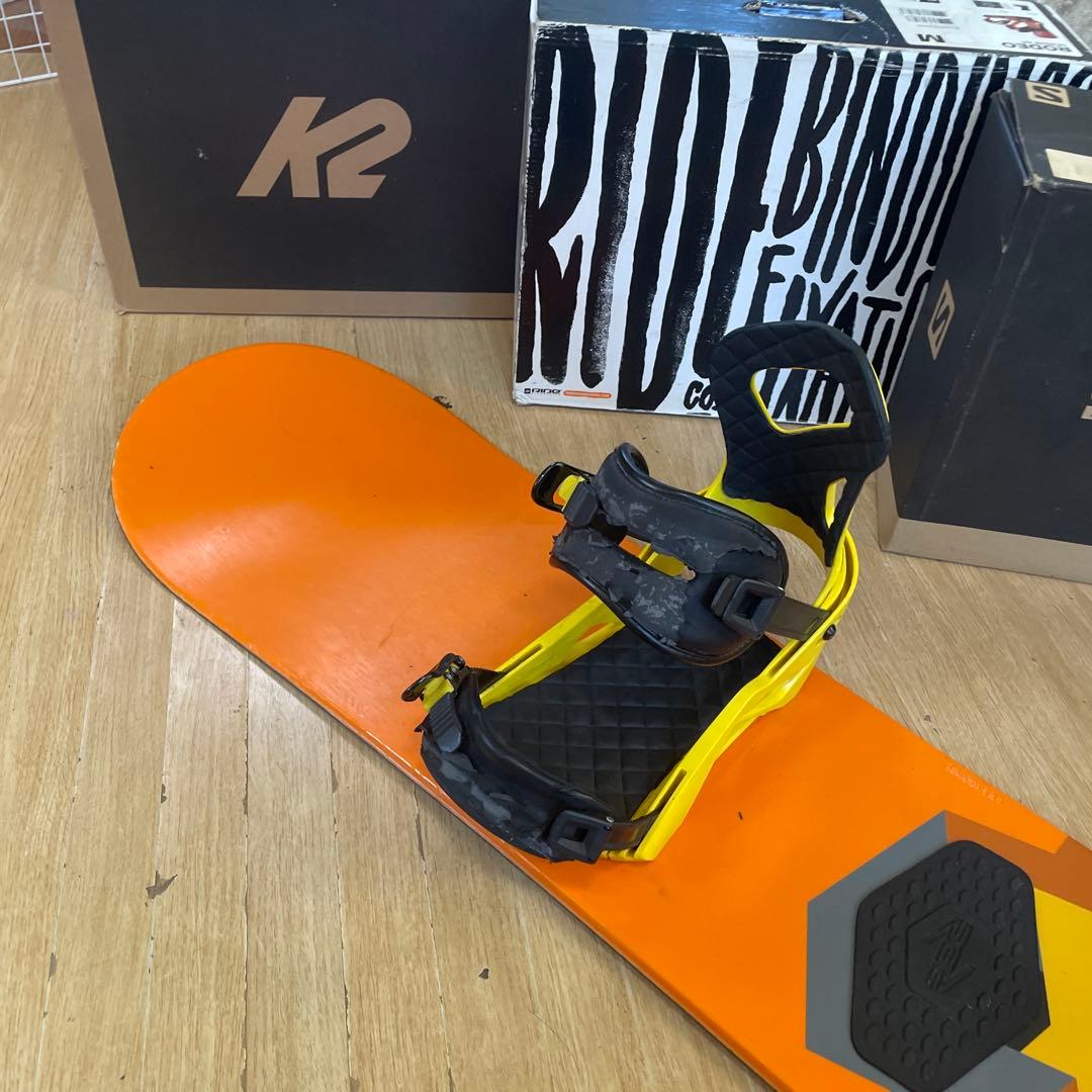 BURTON×SIMS　バートン　スノーボードセット　シムス　バインディング付