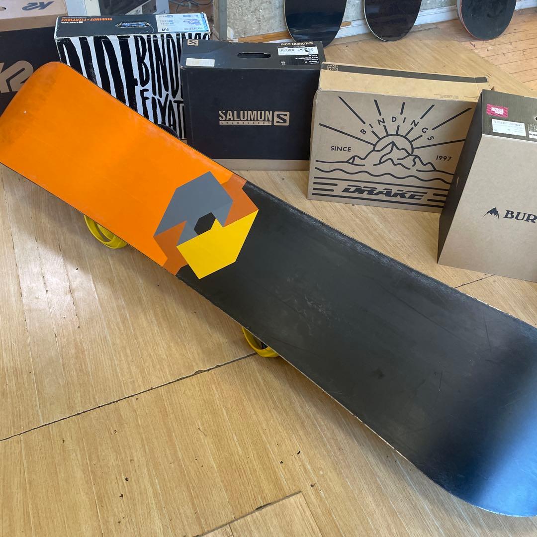 BURTON×SIMS　バートン　スノーボードセット　シムス　バインディング付