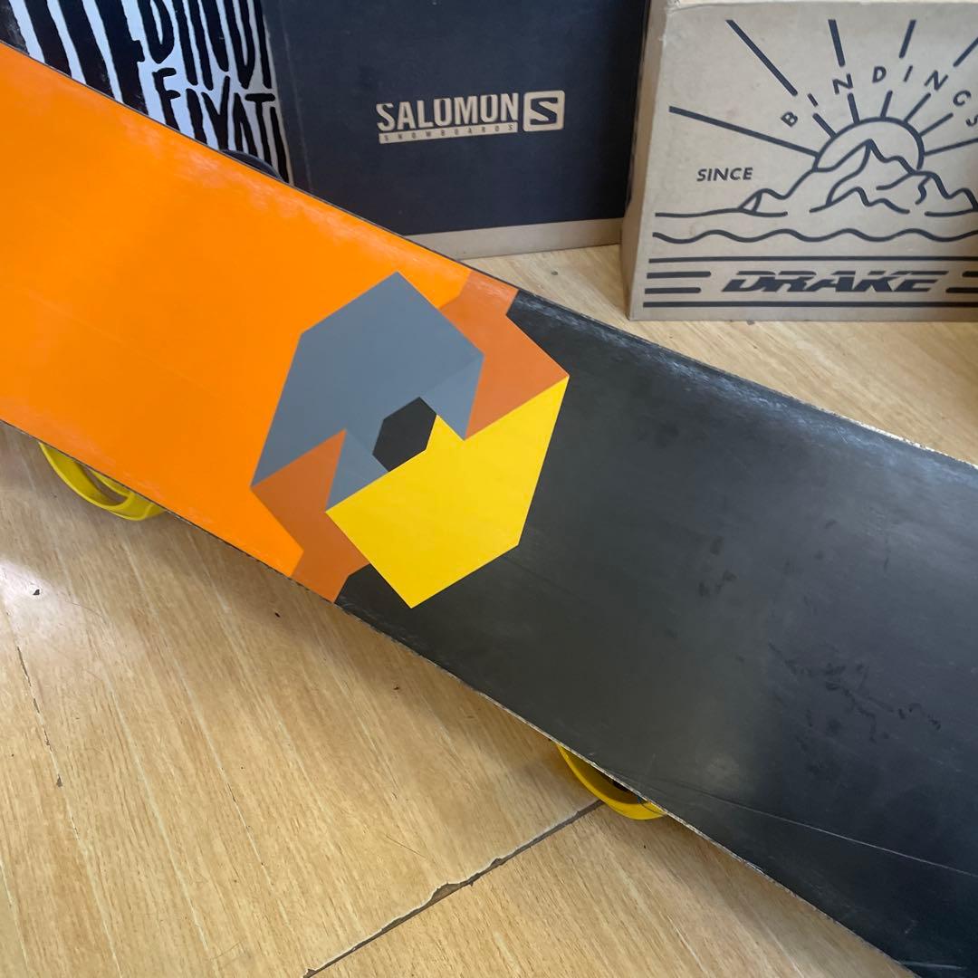 BURTON×SIMS　バートン　スノーボードセット　シムス　バインディング付