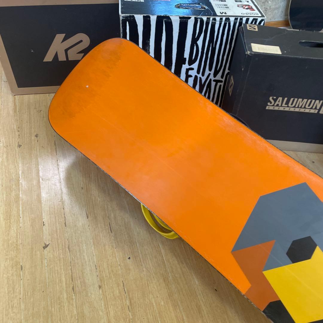 BURTON×SIMS　バートン　スノーボードセット　シムス　バインディング付