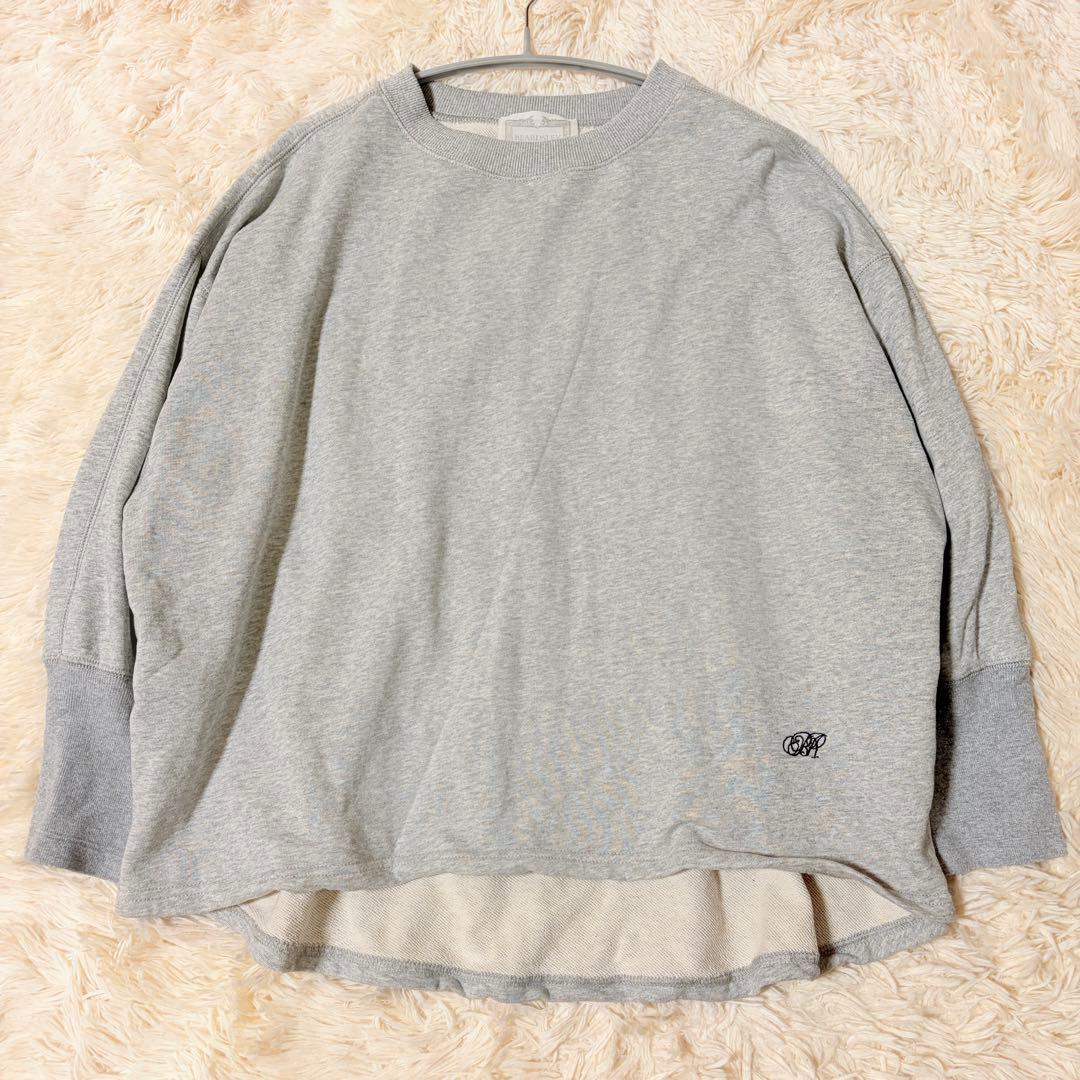 ビアズリー BA刺繍入りドルマントレーナー　サイドジップ