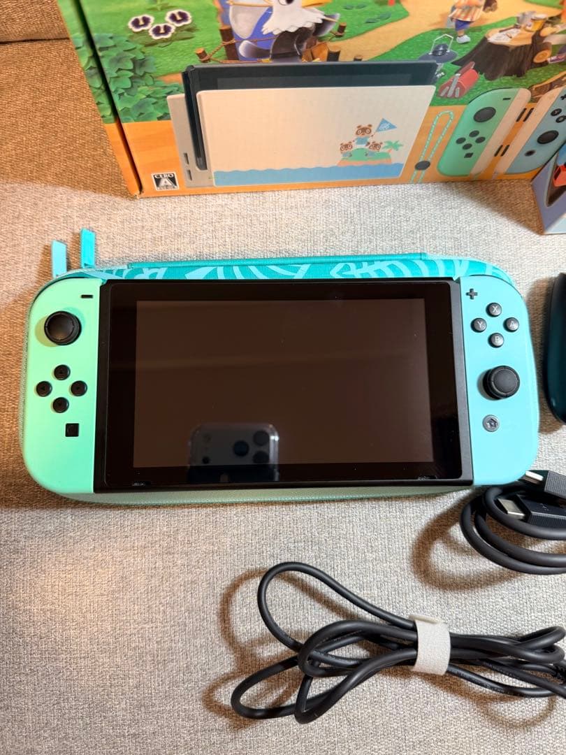 Nintendo Switch あつまれどうぶつの森セット 公式ケース 本体一式