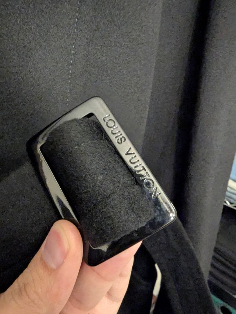 LOUIS VUITTON ウールカシミヤ メルトントレンチコート