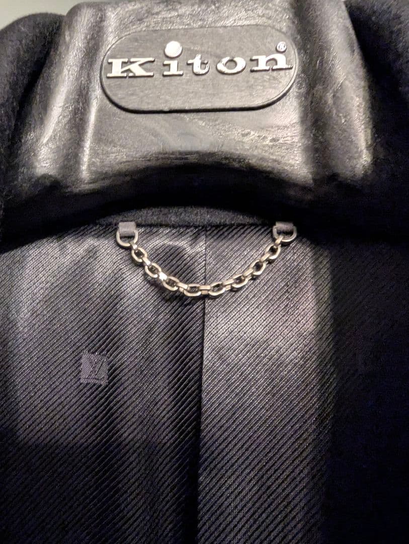 LOUIS VUITTON ウールカシミヤ メルトントレンチコート