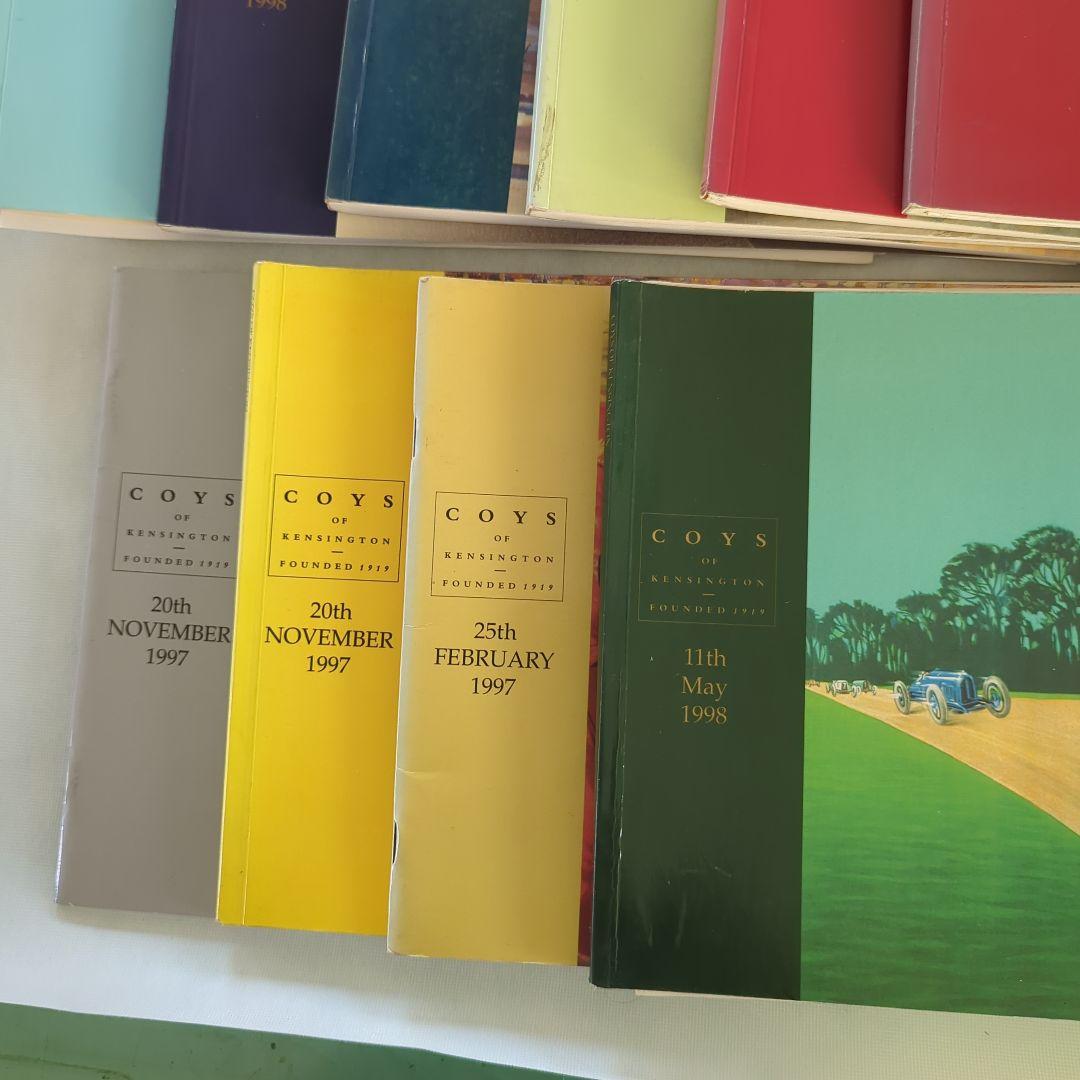 希少　COYS of Kensington自動車オークションカタログ16冊セット