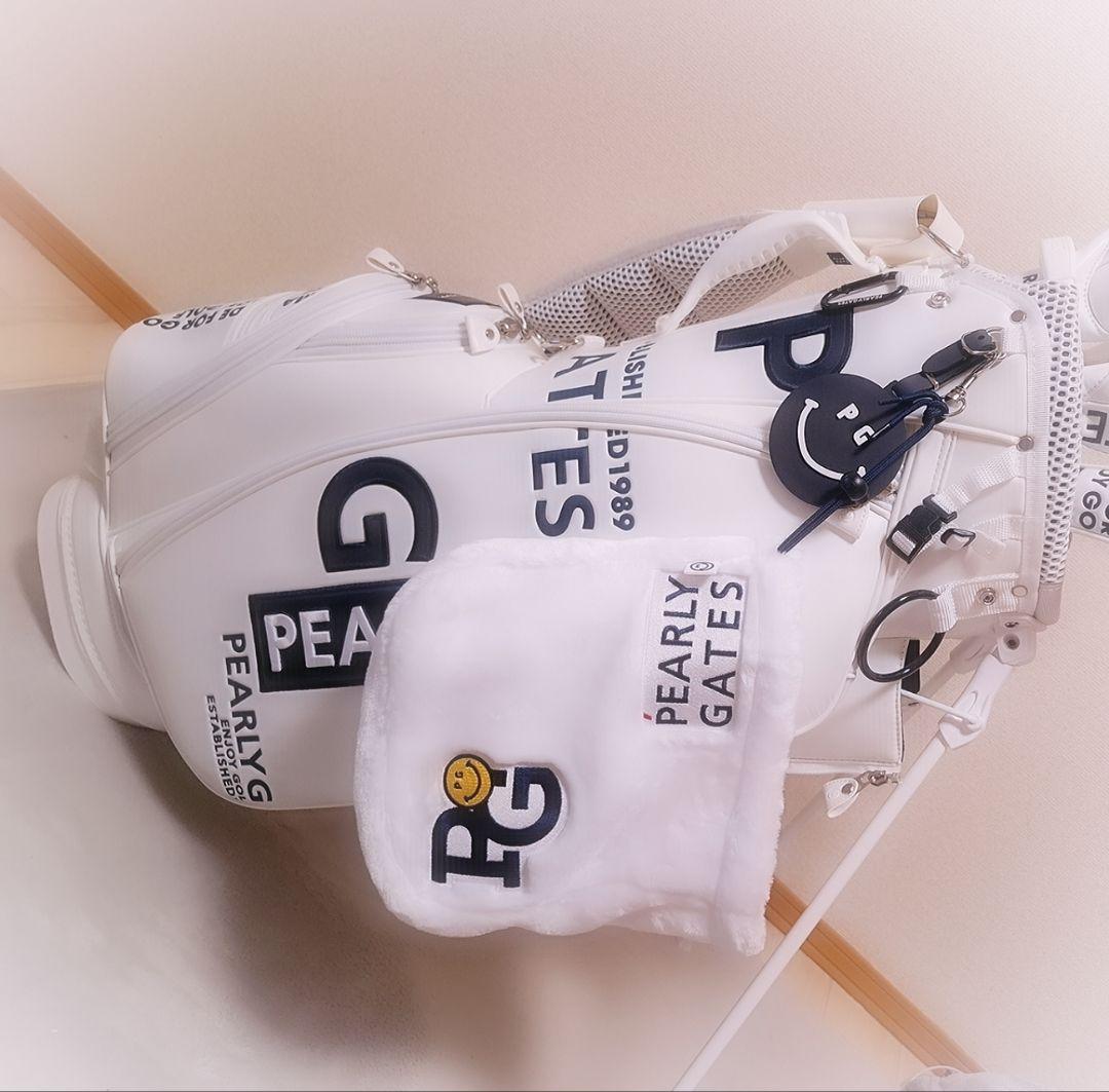 PEARLY GATES キャディバッグ ホワイト
