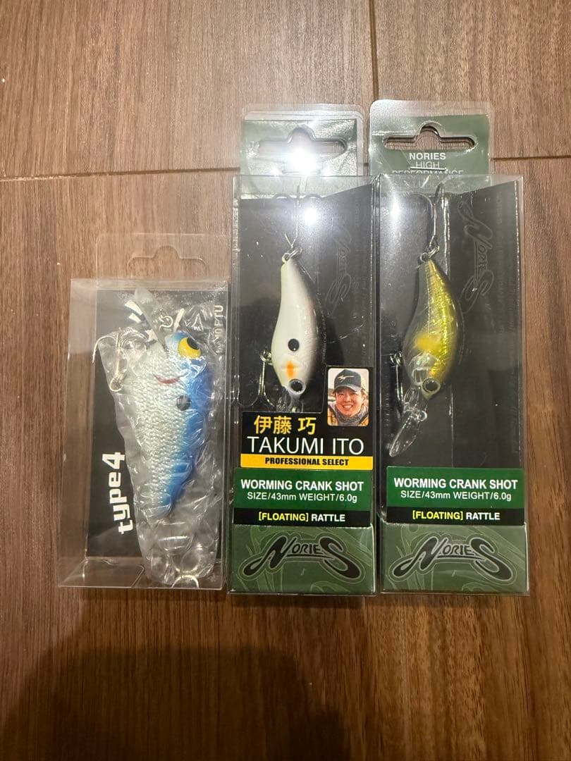 開発クランク　チップ　ワラミーワイドル　ワーミングクランクショット