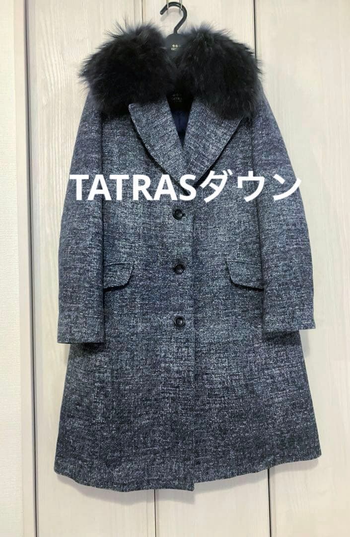 TATRASツイード調ダウンコート