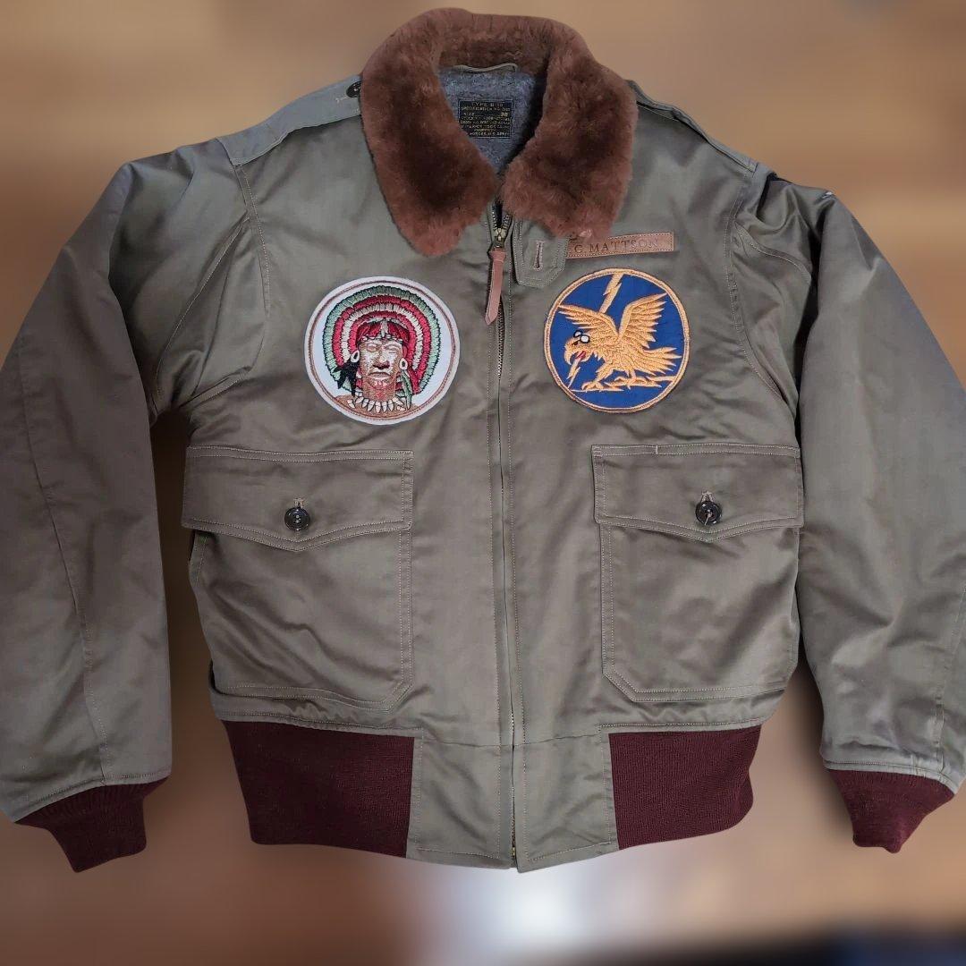 希少　バズリクソンズＢ−10 実名復刻　赤リブ