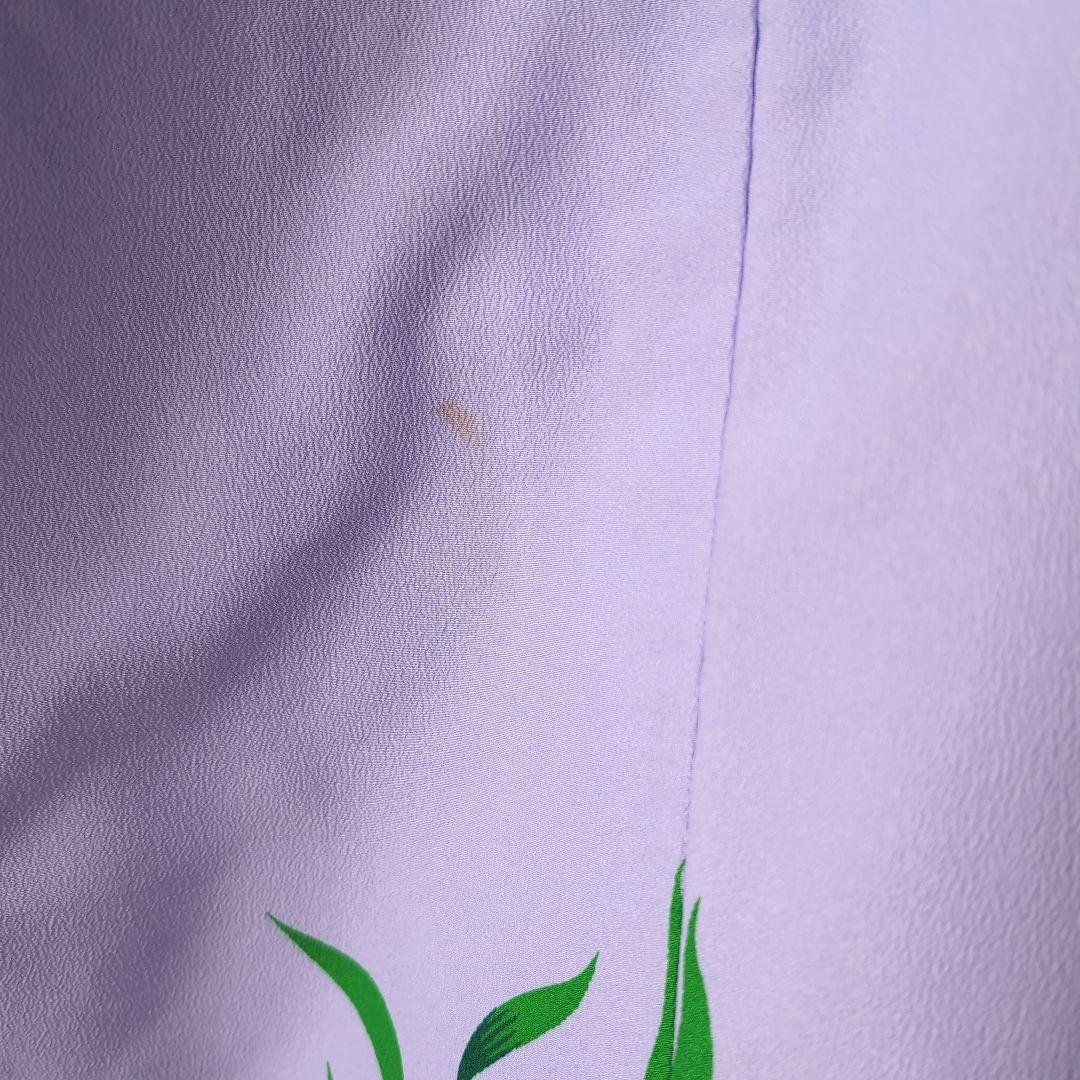 新舞踊　裾引き　薄紫色