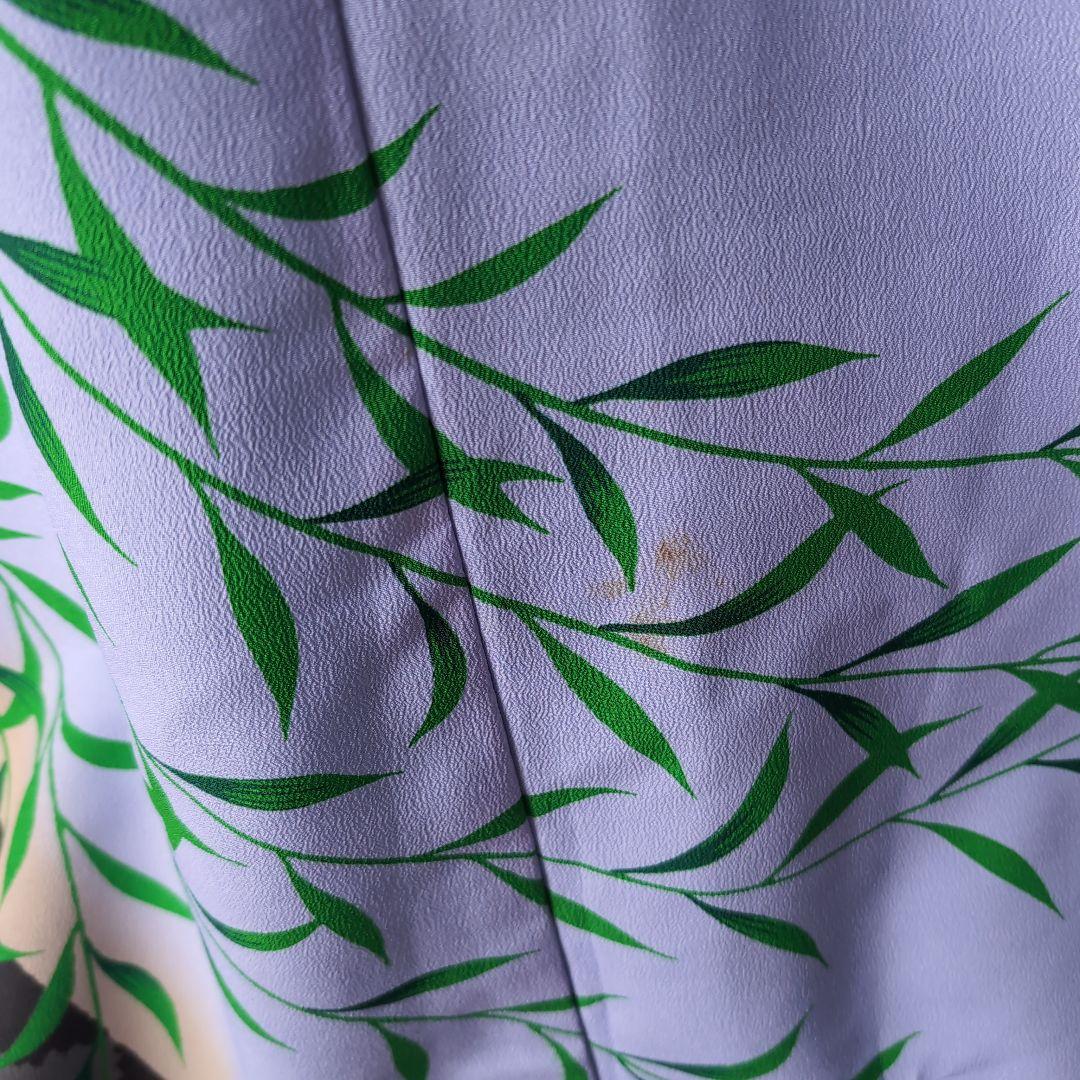 新舞踊　裾引き　薄紫色