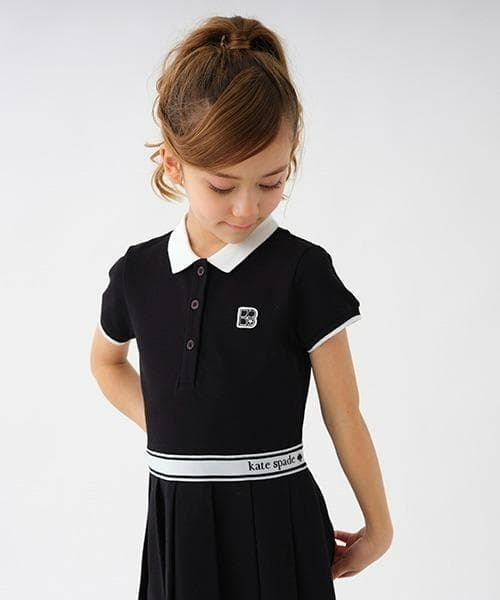 ケイトスペード ポロプリーツワンピース サイズ120 ブラック