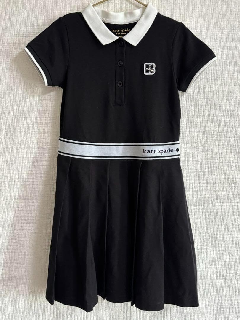 ケイトスペード ポロプリーツワンピース サイズ120 ブラック