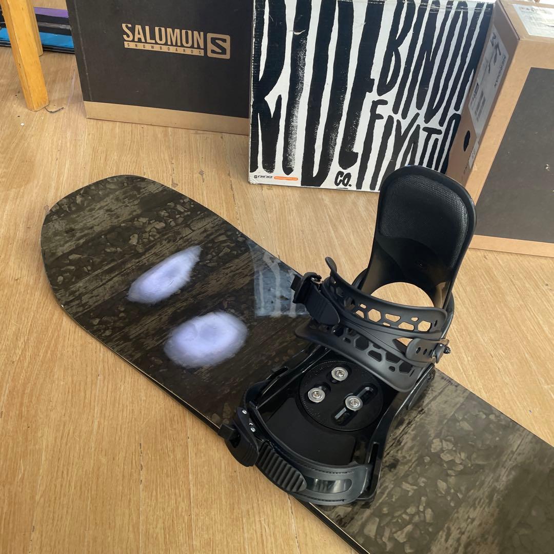 BURTON　バートン　未使用バイン付きスノーボードセット　ジブ・グラトリ◎