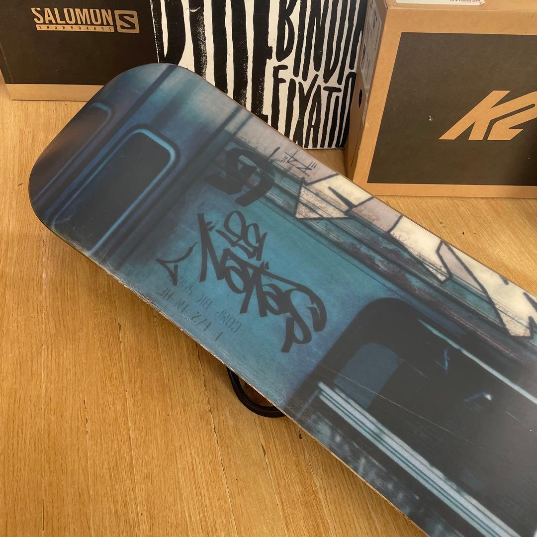 BURTON　バートン　未使用バイン付きスノーボードセット　ジブ・グラトリ◎
