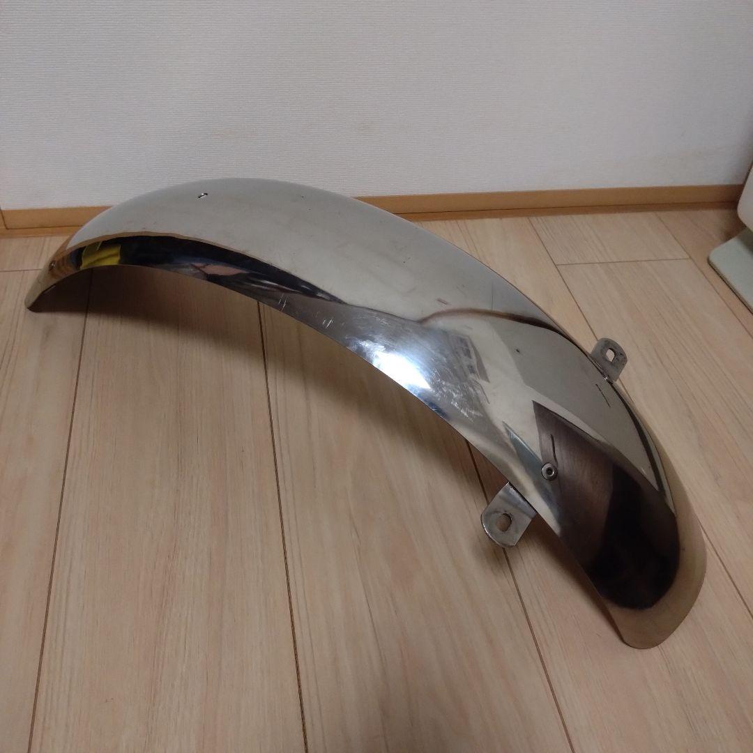 SR400 ステンレス ショートリアフェンダー