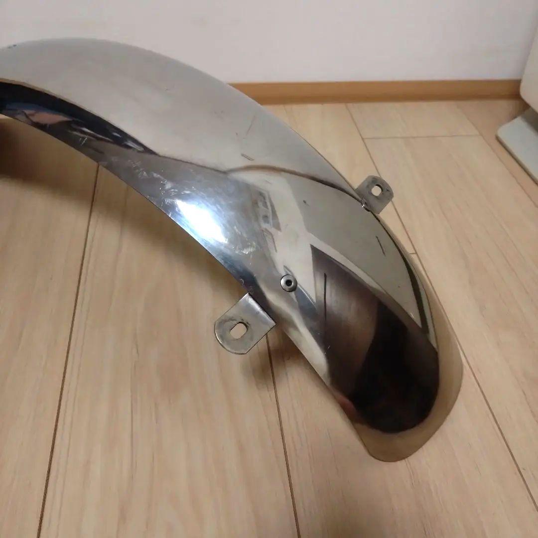 SR400 ステンレス ショートリアフェンダー