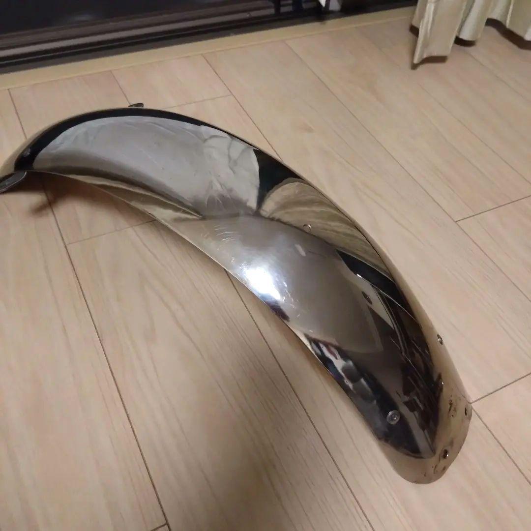 SR400 ステンレス ショートリアフェンダー