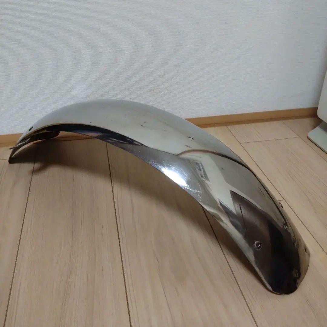 SR400 ステンレス ショートリアフェンダー