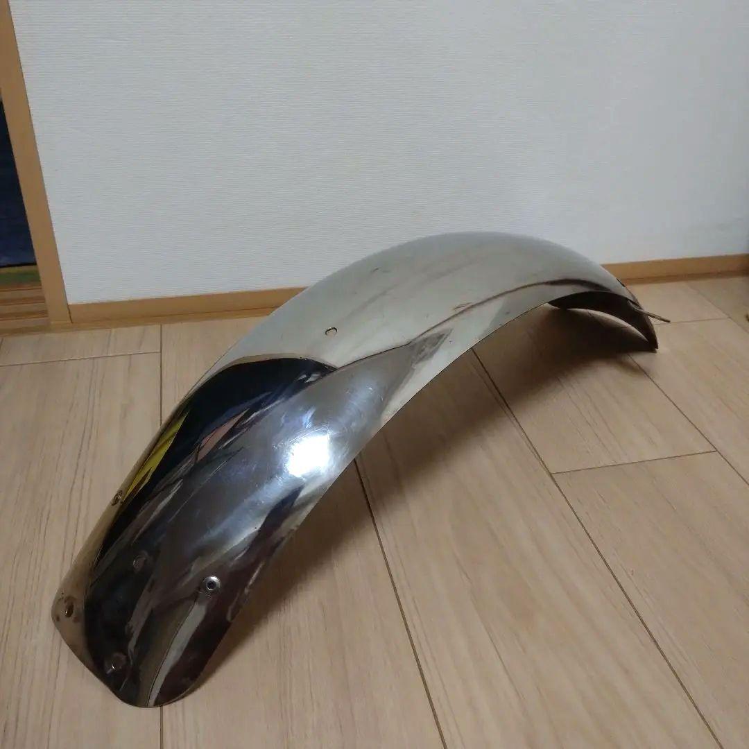 SR400 ステンレス ショートリアフェンダー