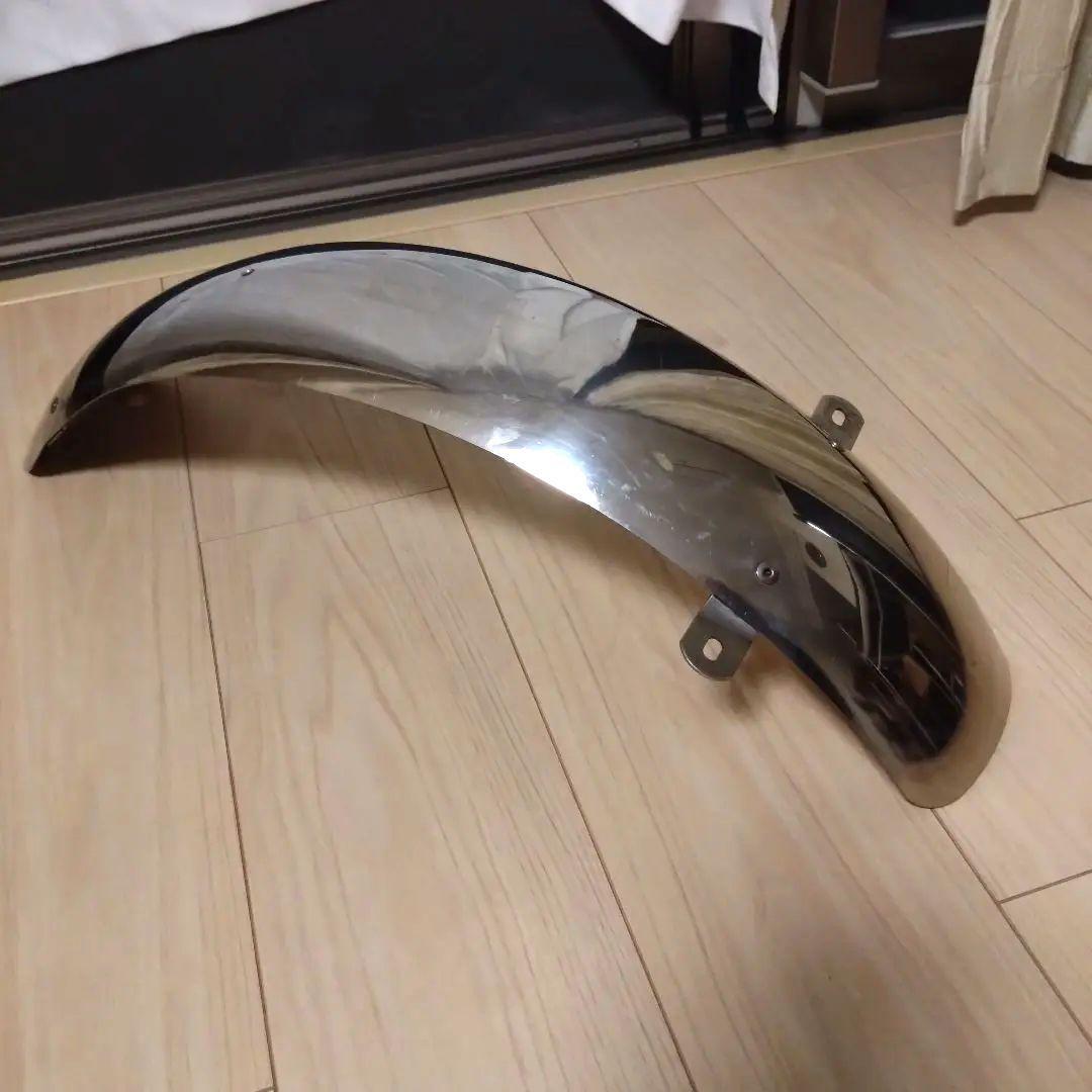 SR400 ステンレス ショートリアフェンダー