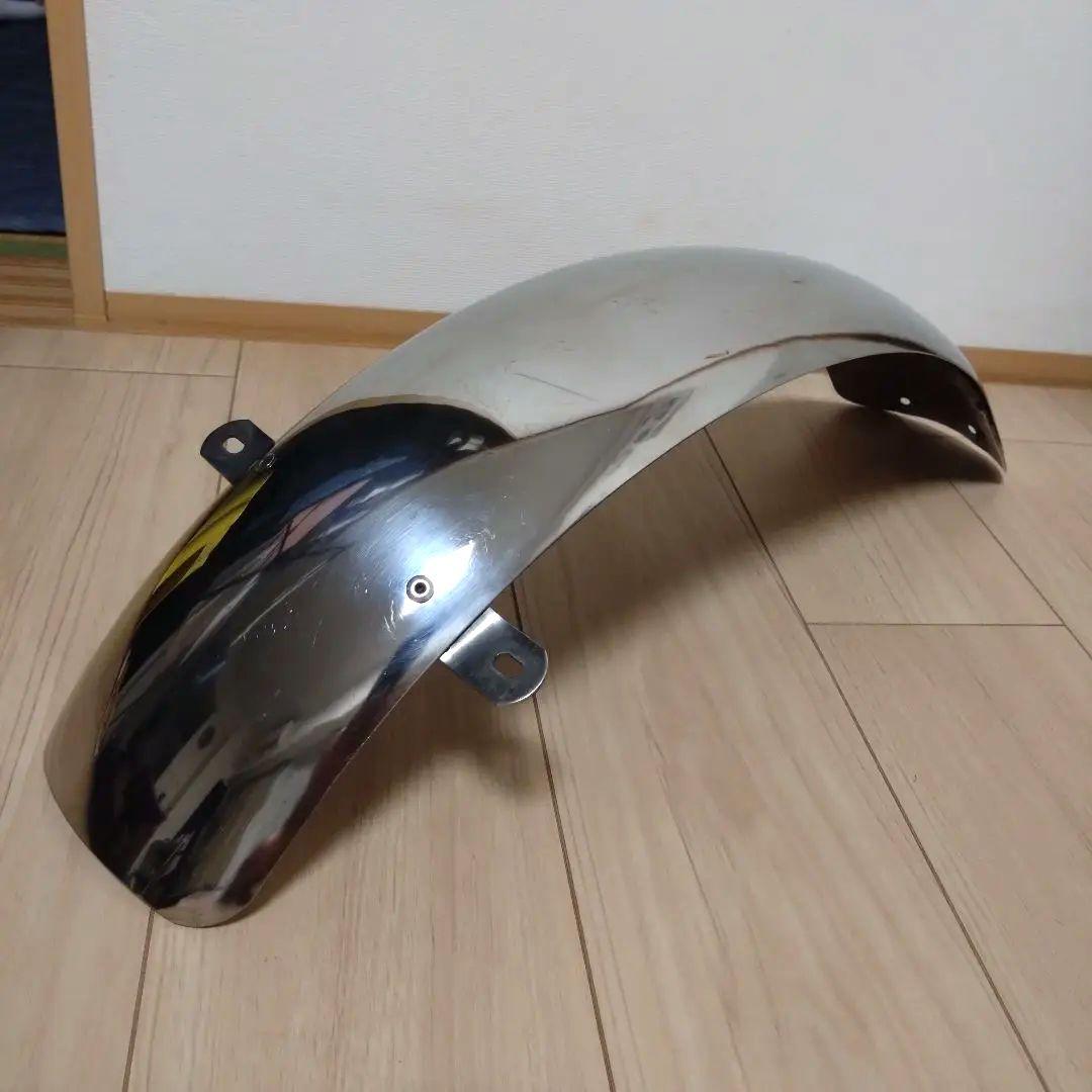 SR400 ステンレス ショートリアフェンダー