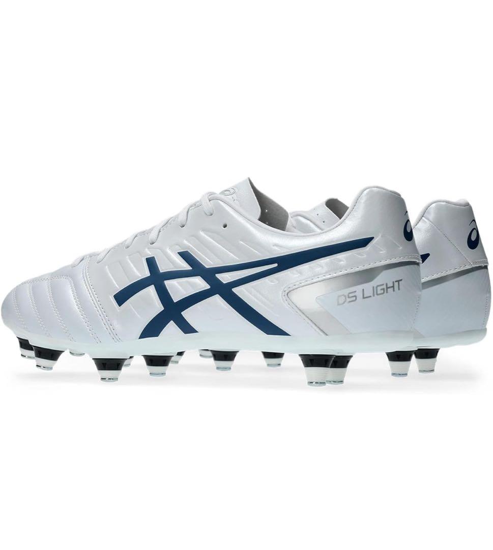ASICS DS LIGHT ホワイト/ネイビー ラグビースパイク