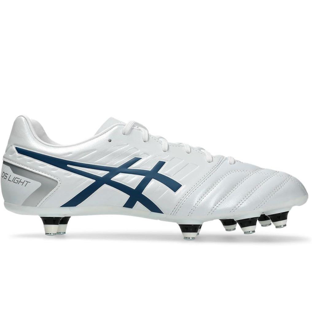 ASICS DS LIGHT ホワイト/ネイビー ラグビースパイク