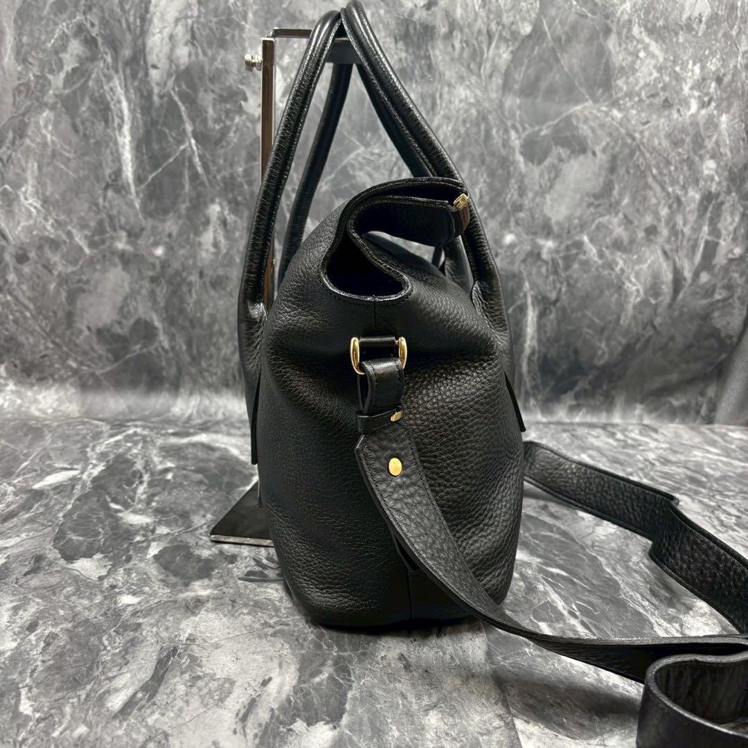 美品】Beato Rosso ベアートロッソ 2way レザー トートバッグ 黒