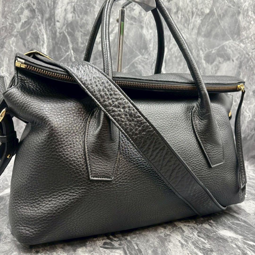 美品】Beato Rosso ベアートロッソ 2way レザー トートバッグ 黒