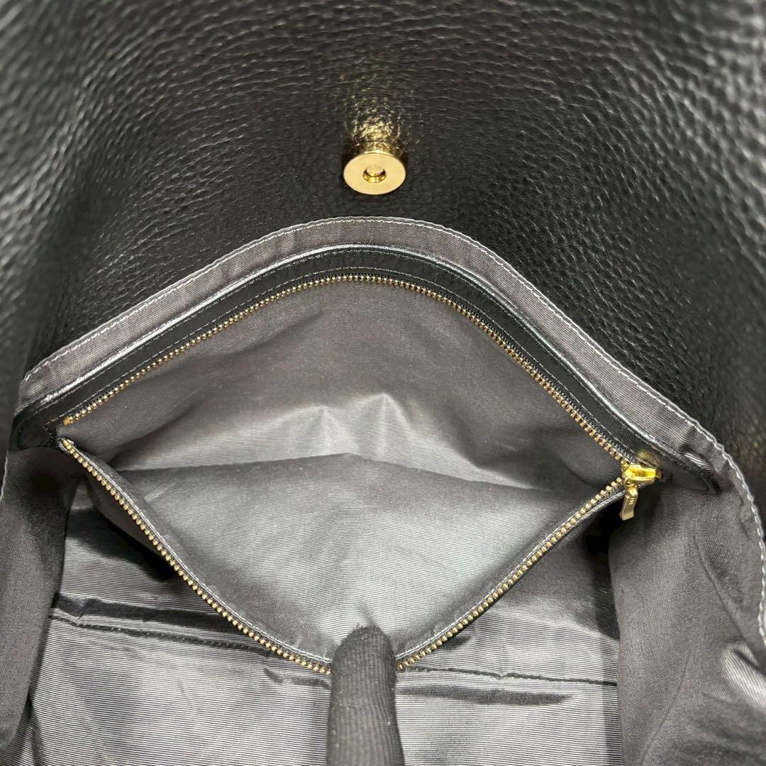 美品】Beato Rosso ベアートロッソ 2way レザー トートバッグ 黒