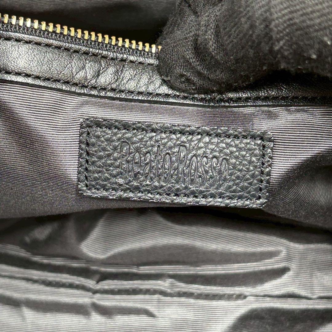 美品】Beato Rosso ベアートロッソ 2way レザー トートバッグ 黒