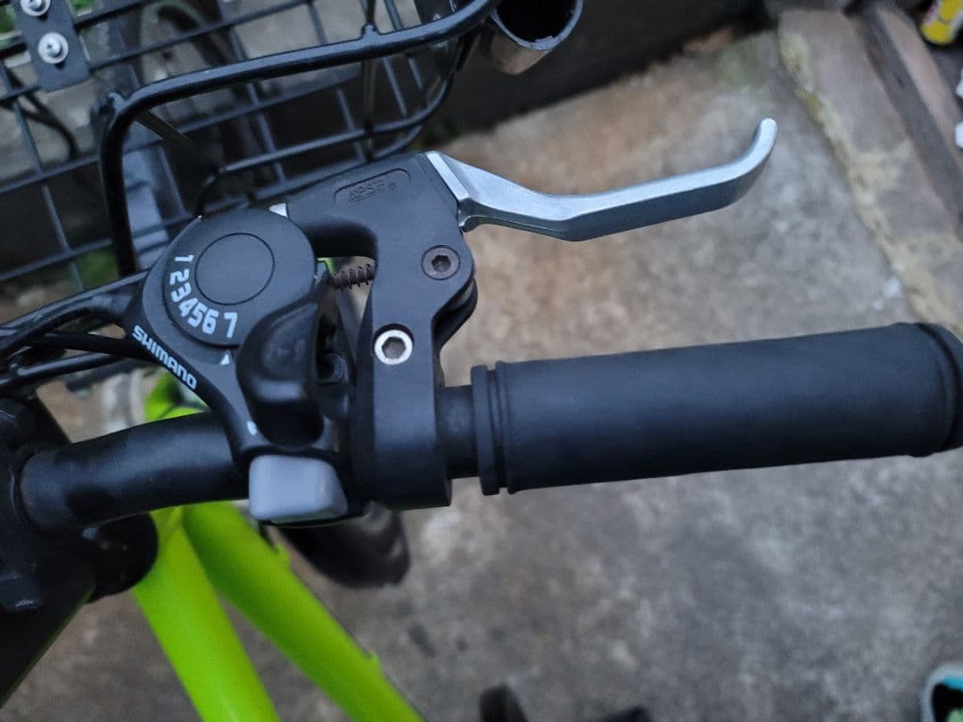 ブリヂストン 24インチ シュライン 7段ギア カゴ付　引取限定　東京都町田市