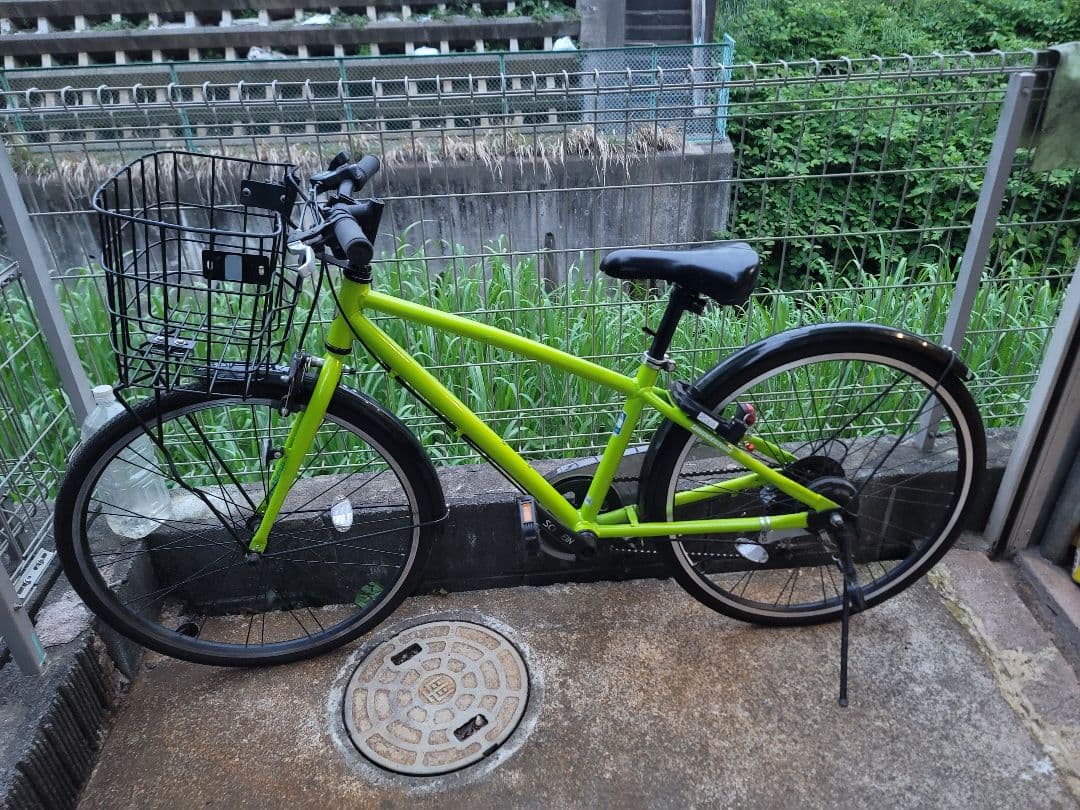 ブリヂストン 24インチ シュライン 7段ギア カゴ付　引取限定　東京都町田市