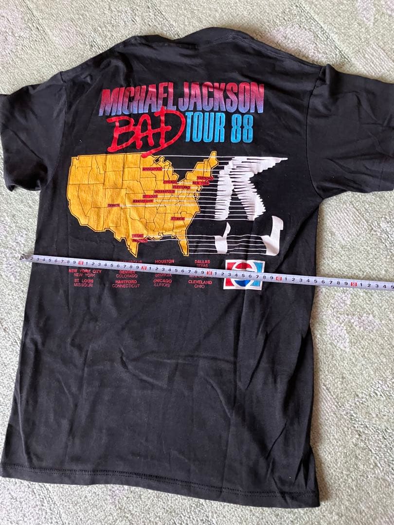 そ*ん様 マイケル・ジャクソン BAD TOUR 88 Tシャツ