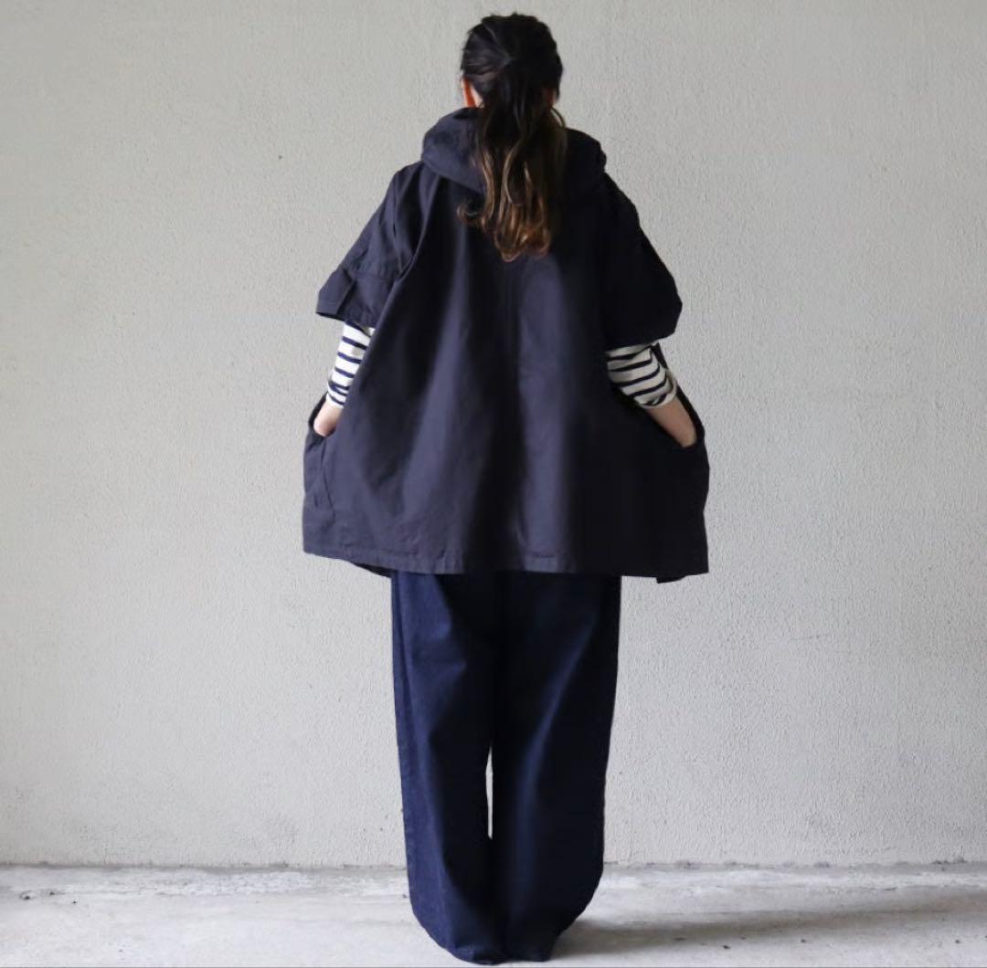 homspun ホームスパン　コットンリップストップポンチョ